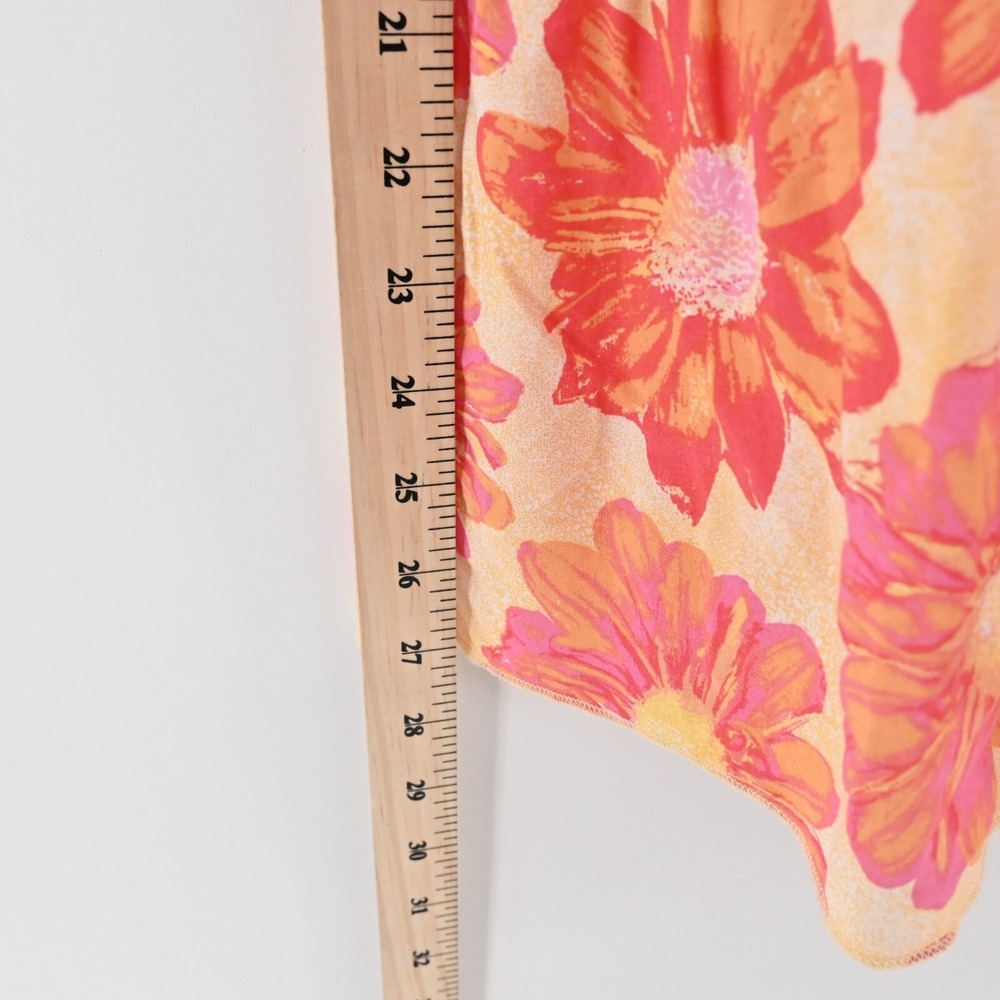 WEEKEND CLOTHES LINE Skirt Sz M Floral Mixed Print Multicolor Tiered Midi Hippie - Picture 5 of 14